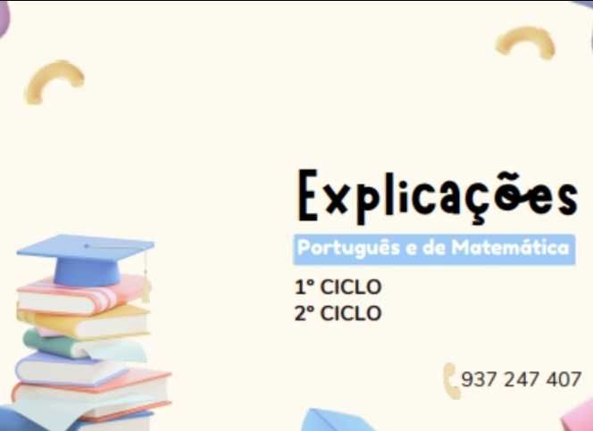 Explicações português e matemática