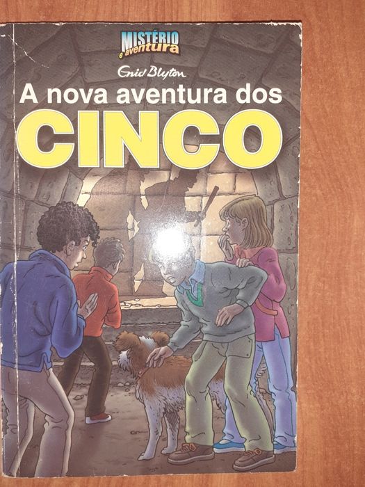 Lote de 2 livro das aventuras dos 5