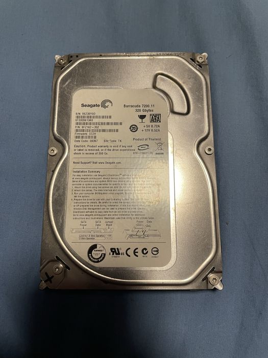 SEAGATE BARRACUDA 7200.11 320GB SATA II 7.2k 16MB 3.5'' Okazja!