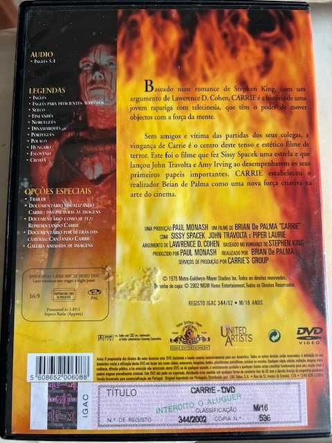 Carrie de Brian De Palma com Sissy Spacek