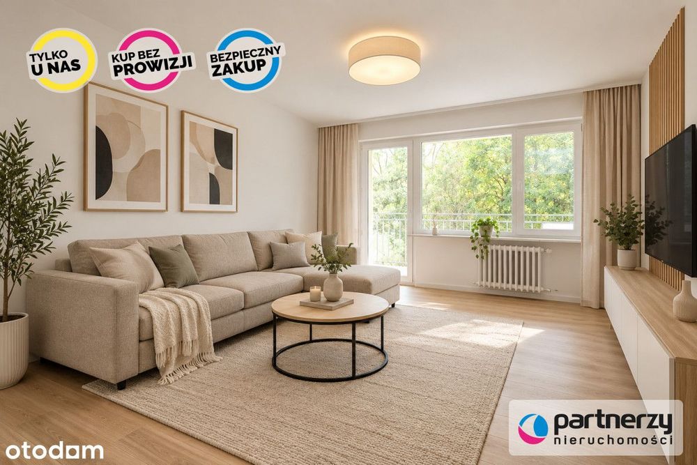 3 pokoje 59,51 m2 /od zaraz/remont