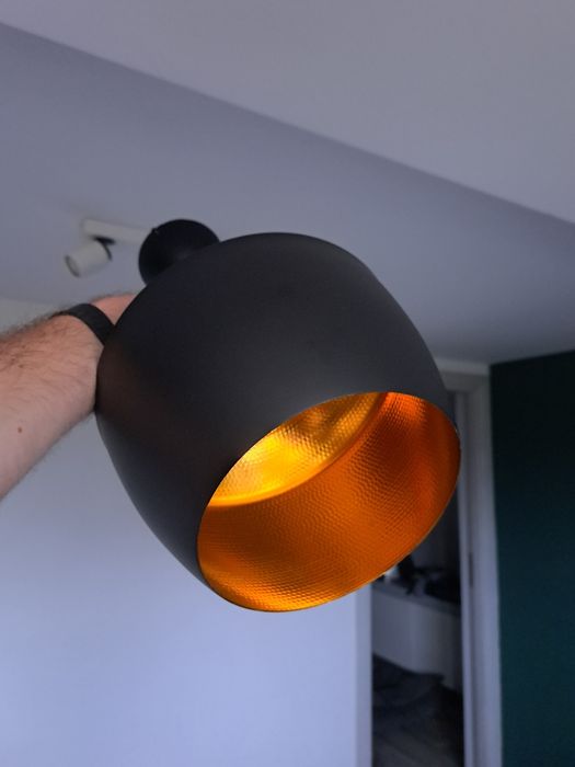 Lampa bliko czarno złota light presttige plus żarówka glamur