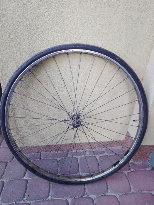 Koło Zabytkowe na motylki 27 x 1 1/4 obręcz RIGIDA  opona Mitas dętka