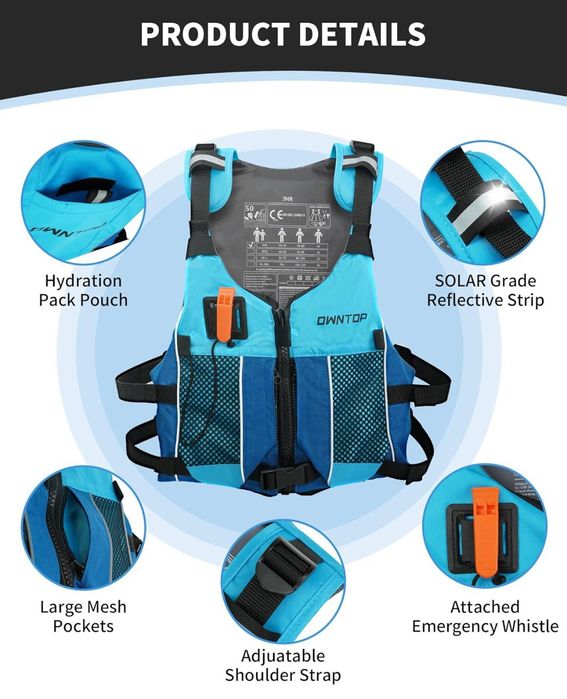 Colete de apoio flutuabilidade NOVO xl/xxl 70 a 90 kg