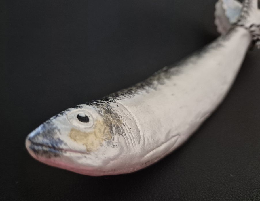 Sardinha Portuguesa Pintada à mão ( em cerâmica )