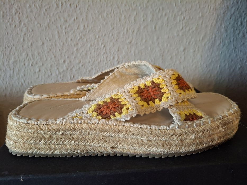 Asos Design  klapki na platformie Boho 41
