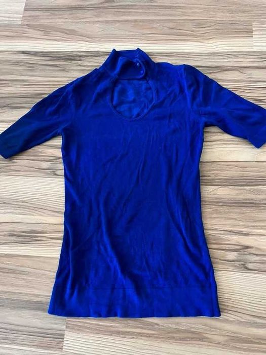 Bluzka dzianinowa Solar niebieska S