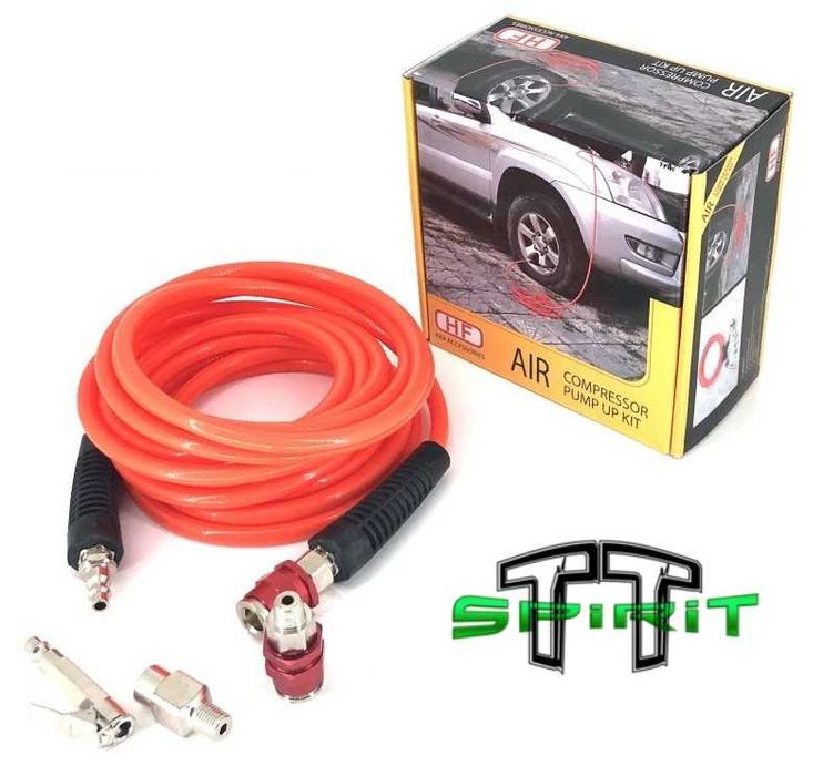 Compressor HF-LOCKER 12V P/BLOQUEIO + kit enchimento pneus