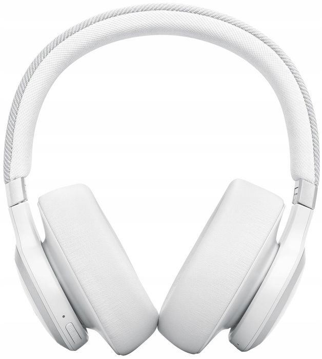 Słuchawki Bezprzewodowe JBL Live 770NC Białe ANC True Adaptive 65h 5.3