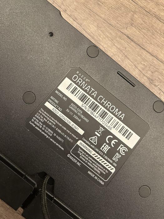 Klawiatura Razer ornata chroma