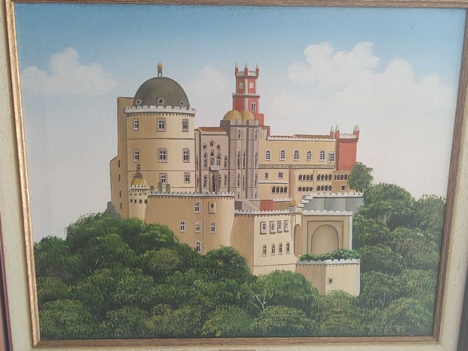 Quadro a Óleo de A.Paulino - Palácio da Pena