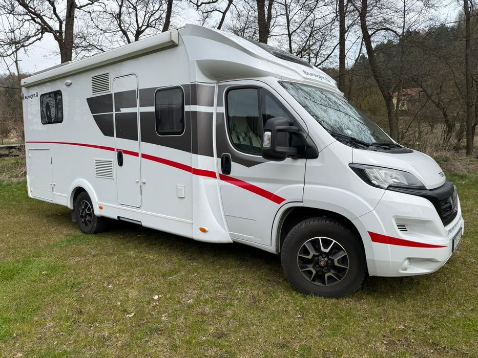 Sunlight T69LC  Przestronny salon, F2F, łóżko królewskie, I wł, fv 23%,