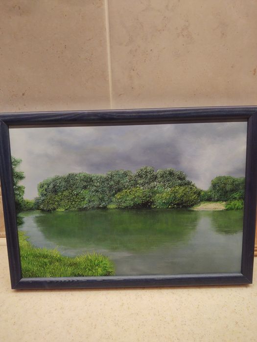 Картины авторские,ручная работа масляными красками,рамы