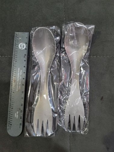 Титановая ложка /вилка для туризма