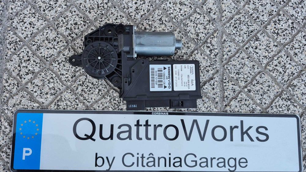 Motor Elevador Vidros Traseiro Direito Audi A4 B6/B7 (8E) Seat Exeo Original 8E0959802A