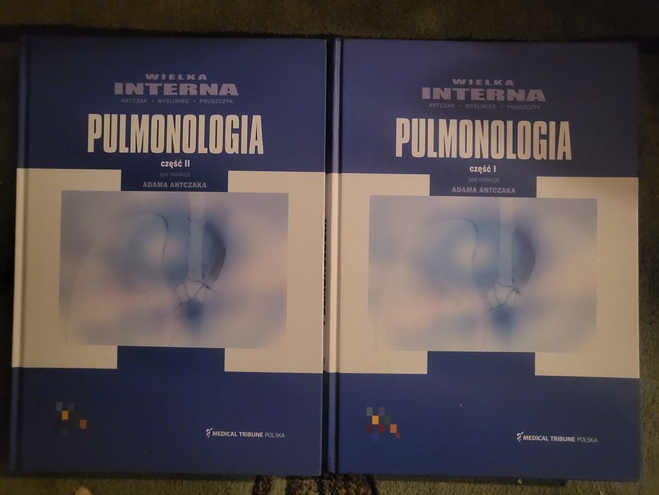 Pulmunologia, dwa tomy, Wielka interna.  Nowe