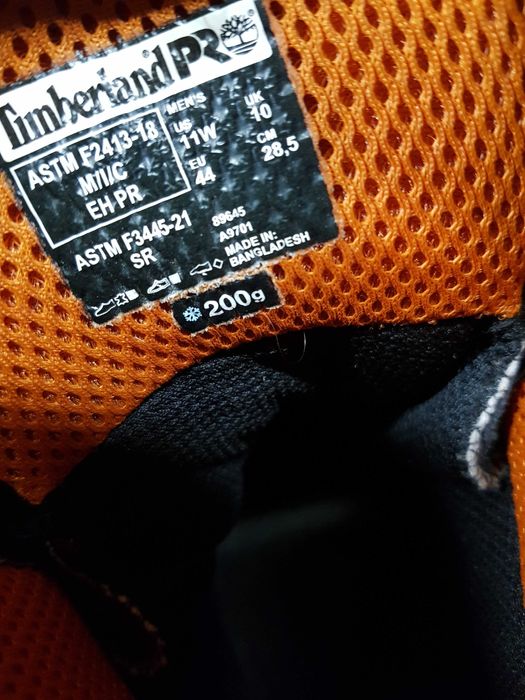 Buty robocze TIMBERLAND rozm 44 wkł 29 cm S3