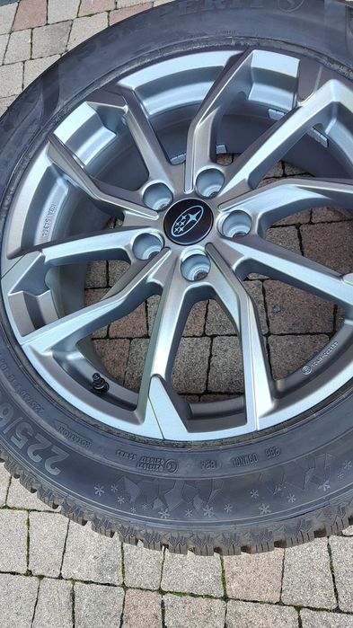 ! NOWE ! 18" Koła Aluminiowe SUBARU Levorg / Outback 5x114,3 ET48 225/60/18 + Czujniki TPMS  - 8 mm !