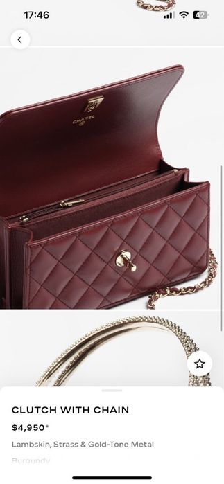 Chanel клатч оригинал идеальное состояние