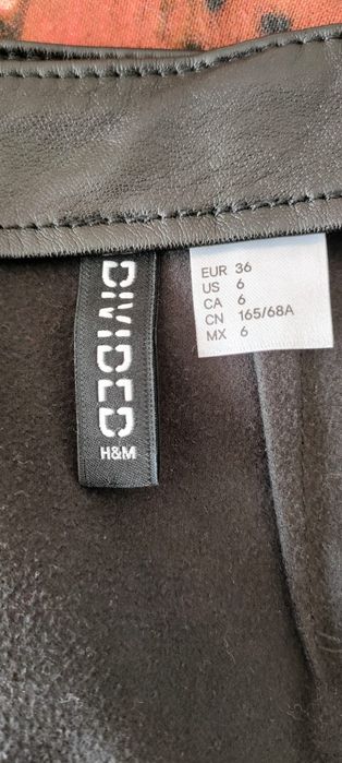 Spódniczka z ecoskóry H&M rozm 36