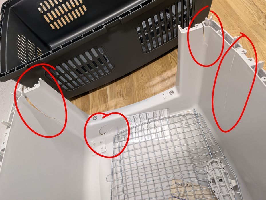 Trixie Transporter dla Psa Gulliver 7 do 50kg NAJWIĘKSZY USZKODZONY