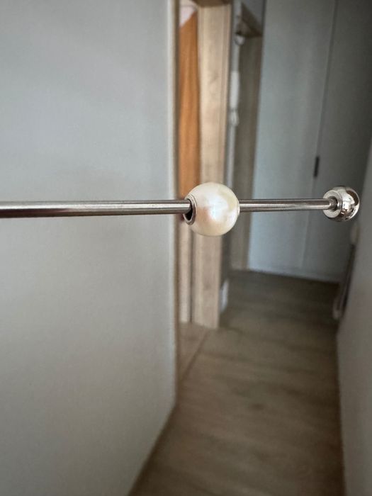 Trollbeads oryginalna biała perła white pearl, nowa