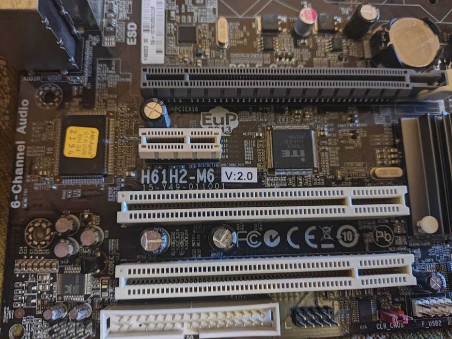 Комплект Intel Core i5-2400 3.1GHz +ECS H61H2-M6 v2.0 ( s1155 )+ Кулер