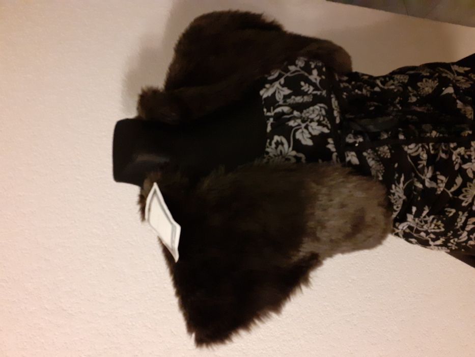 Bolerko futrzane nowe M/L