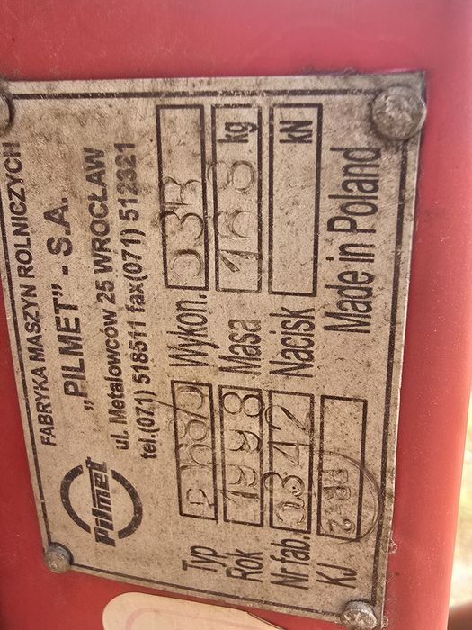 Opryskiwacz Pilmet 300L -10m
