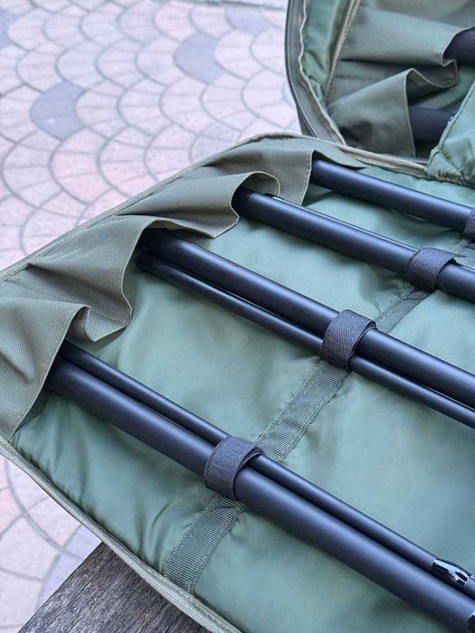 Чехол для карповых удилищ с катушками 4 катушки 4/8 карповика 145 см