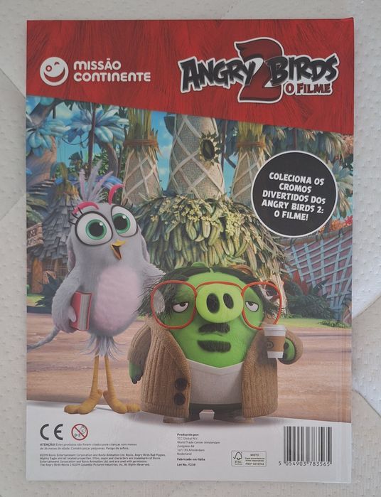 Caderneta Angry Birds