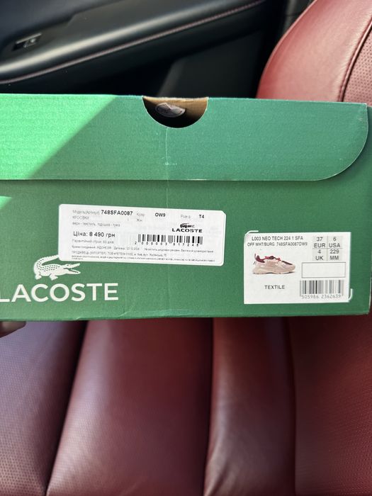 Женские кроссовки Lacoste Women's L003 Neo Tech Trainers US 6