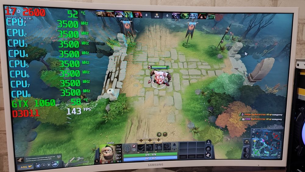 Игровой ПК i7 CS 2 GTA5 WOT fortnite DoTa2 PUBG RUST