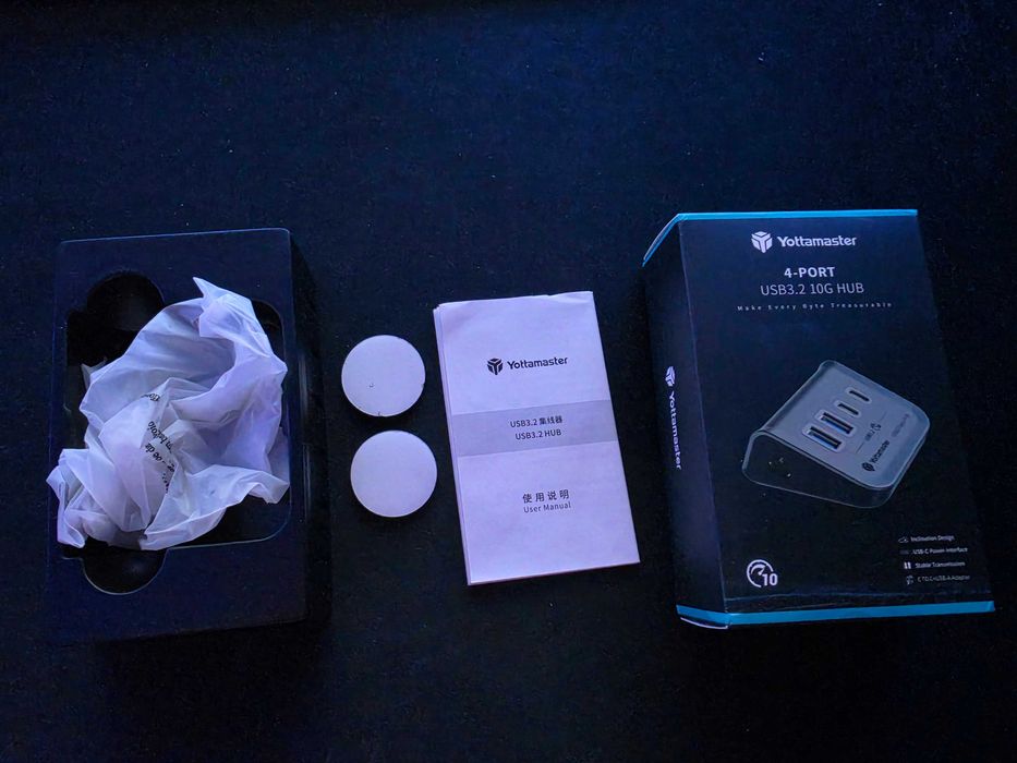 HUB USB 3.2 Gen 2. 4-portowy Yottamaster Yottamaster