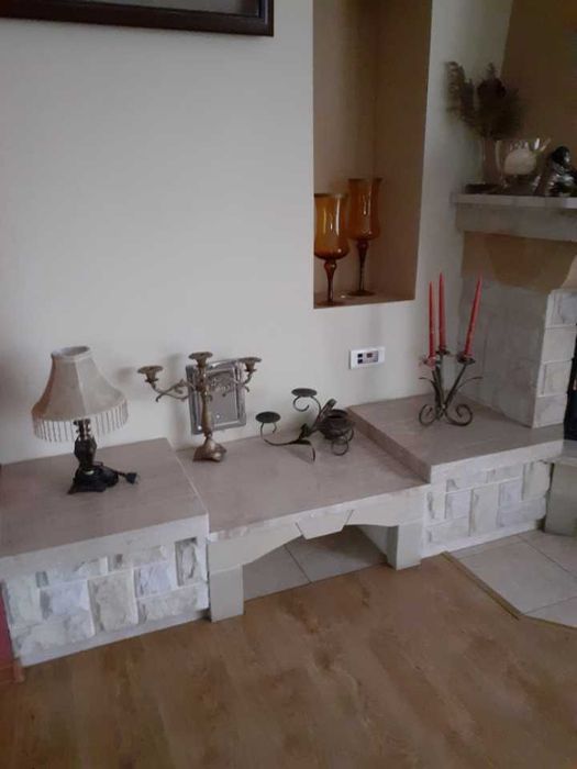 Obudowa kominka narożnikowego