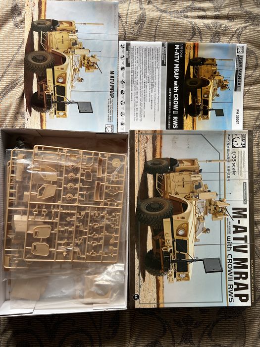 Масштаб: 1:35 Бронетранспортер M-ATV MRAP с удаленной станцией оружия