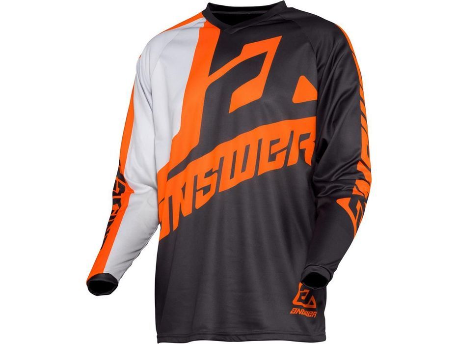 camisola answer syncron voyd antracite/cinza/laranja tam. l