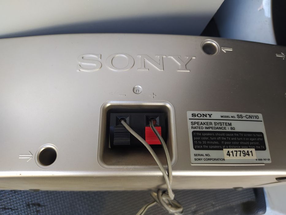 Sistema colunas Sony