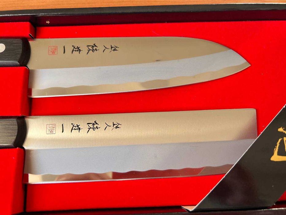 Набор кухонных японских ножей Sekí Yoshíkazu сантоку и накири