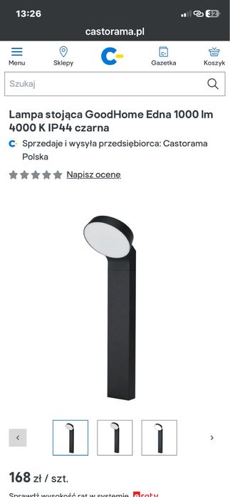 Lampa ogrodowa edna blooma