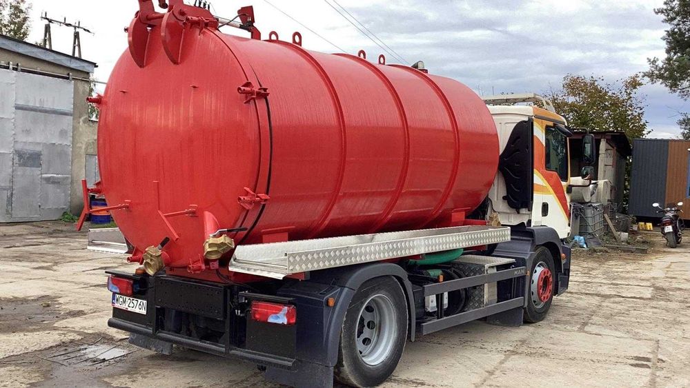 Beczka asenizacyjna 12.5m3 , JUROP RV360 SCANIA