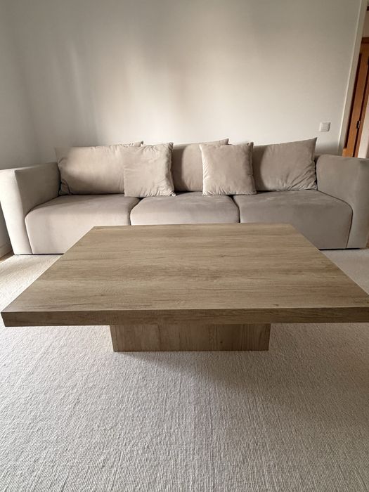 Mesa de Centro de Sala em Madeira Maciça Feita por Medida