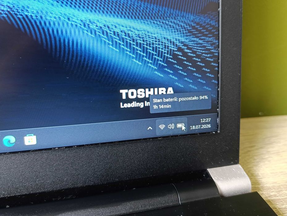 Laptop Toshiba Satellite Pro A50-E  sprawny 100% dobra bateria, szybki i lekki