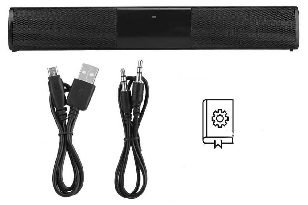 Barra de som sem fios, Multifunções com Bluetooth.
