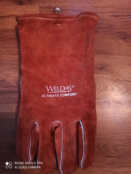 Rękawice spawalnicze weldas nowe