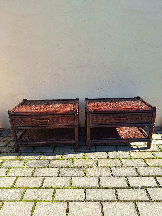 Szafki ,stoliczki nocne bambus