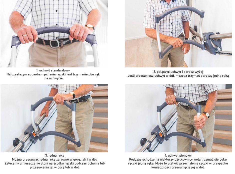 AKTYWNA PORĘCZ - łatwiejsze Staje sie Możliwe - Chodzenie po schodach