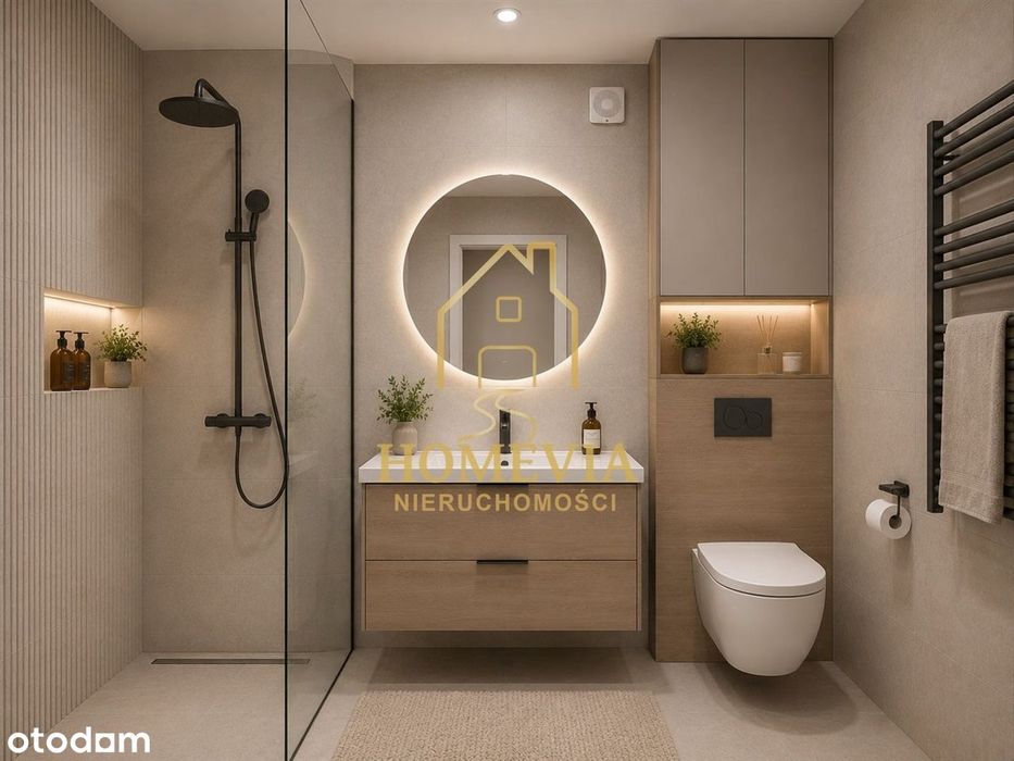 Apartament | 2 pokoje | Duży taras | Widok na par
