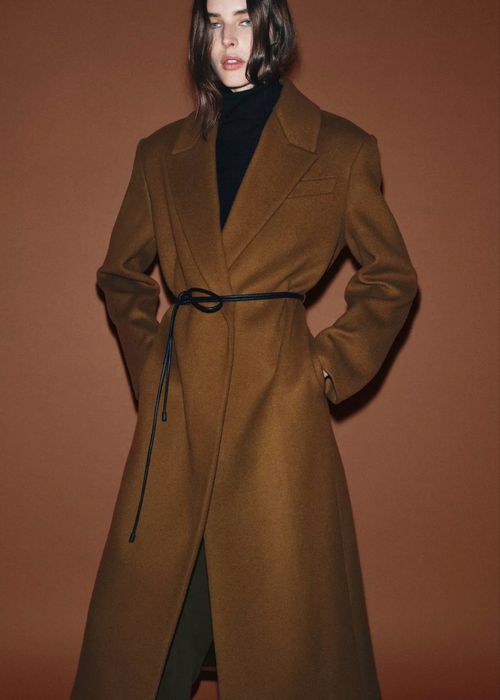 Вовняне пальто Zara