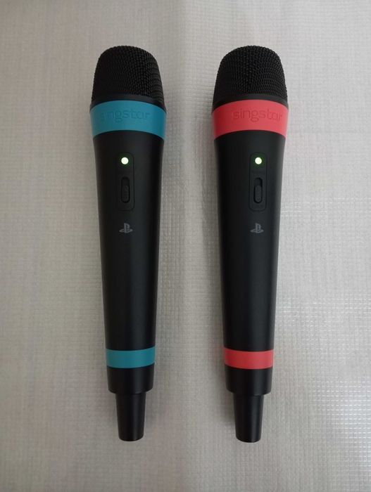 Microfones Singstar com embalagem PS3 PlayStation 3 + câmera